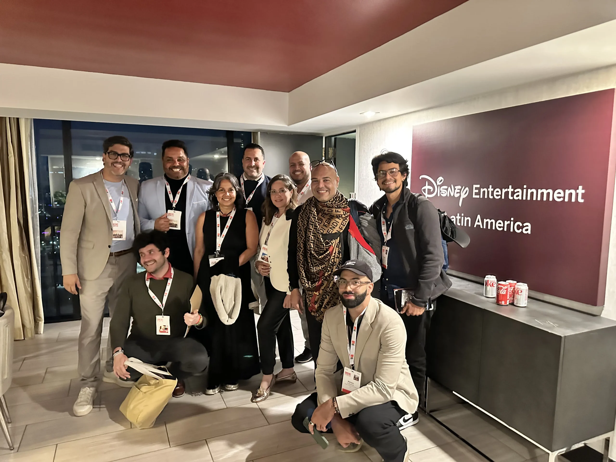 Encuentro de la delegación con actores de la industria
